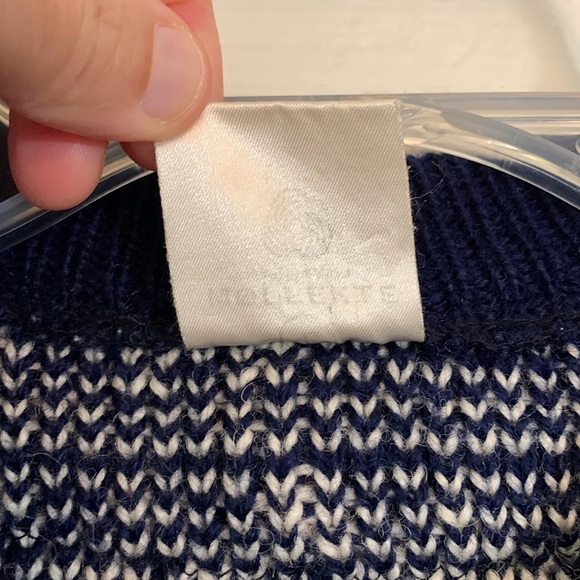 Vintage 1970s Women’s Nordic Evebofoss Wool Folk Cardigan with Hook Closure.  M1 - Picture 6 of 11